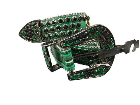 DNA RHINESTONE BELT