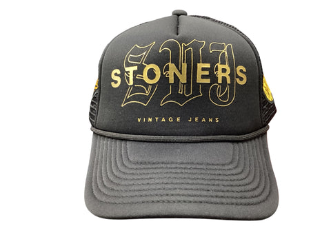 STONERS VINTAGE JEANS EYES TRUCKER HAT